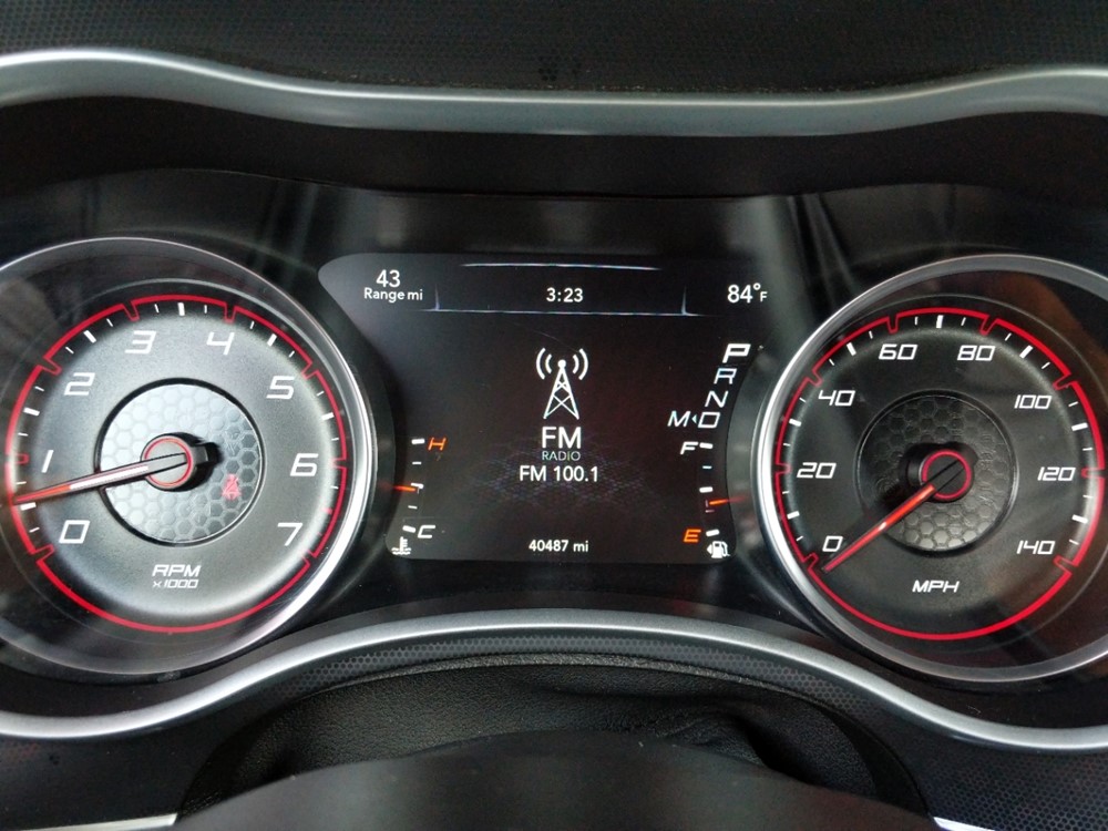 2017 Dodge Charger - Odometer Close Up