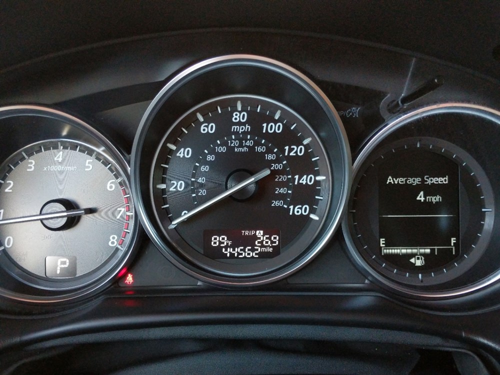 2015 Mazda CX-5 - Odometer Close Up