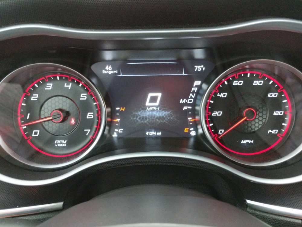 2017 Dodge Charger - Odometer Close Up