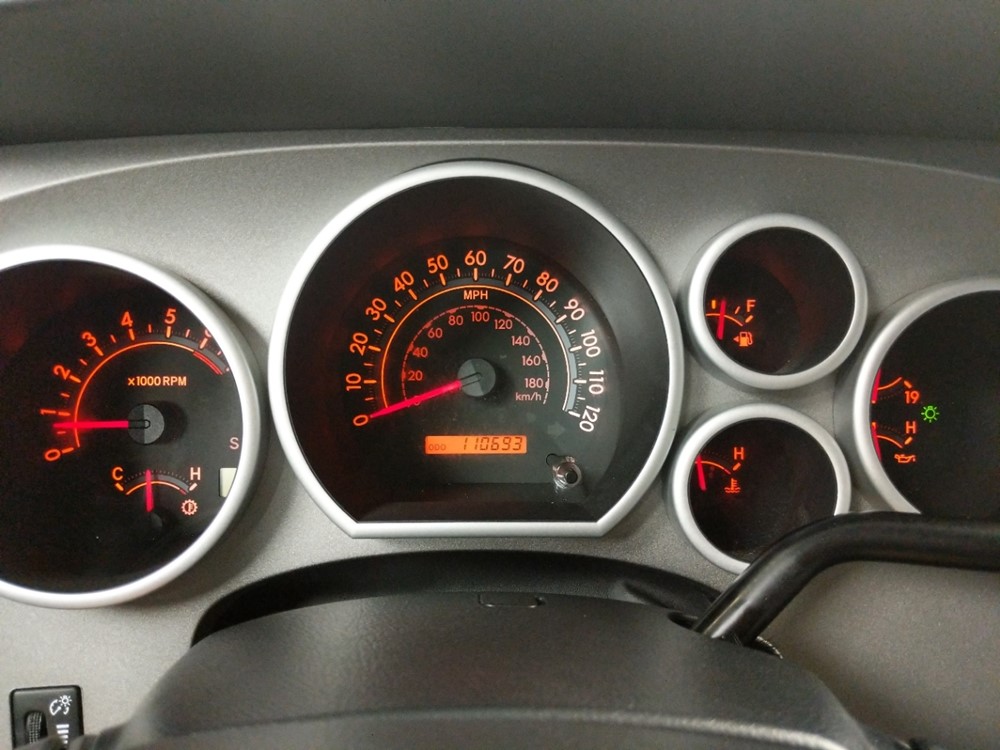 2013 Toyota Tundra - Odometer Close Up