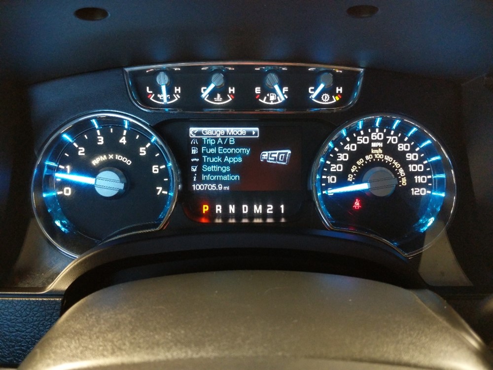 2012 Ford F-150 - Odometer Close Up