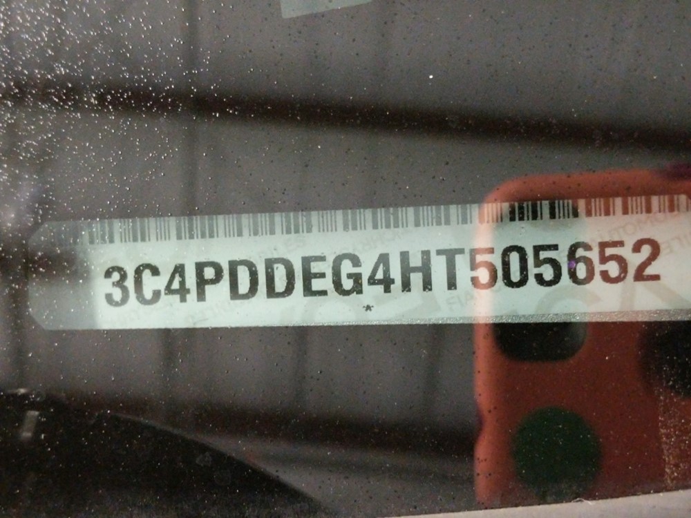 2017 Dodge Journey - VIN Plate