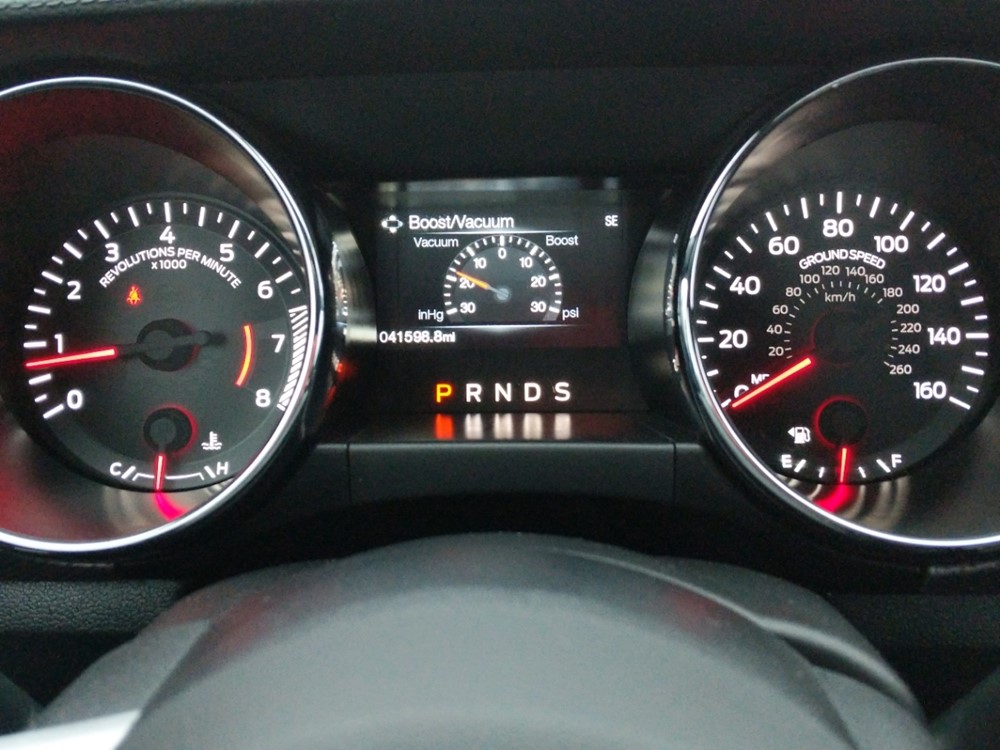 2017 Ford Mustang - Odometer Close Up