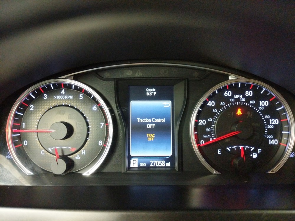2016 Toyota Camry - Odometer Close Up
