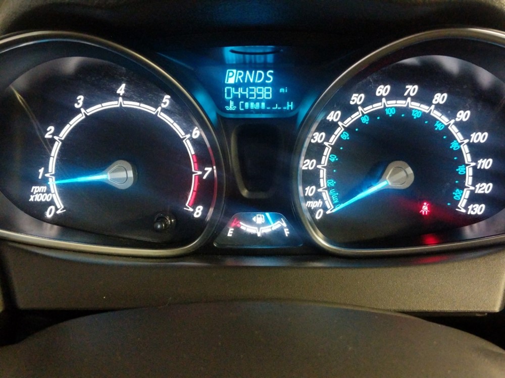 2017 Ford Fiesta - Odometer Close Up