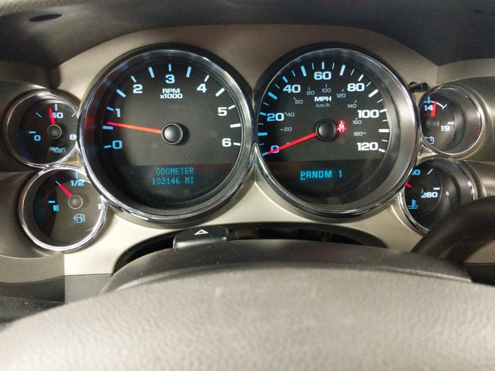 2012 GMC Sierra 2500 - Odometer Close Up