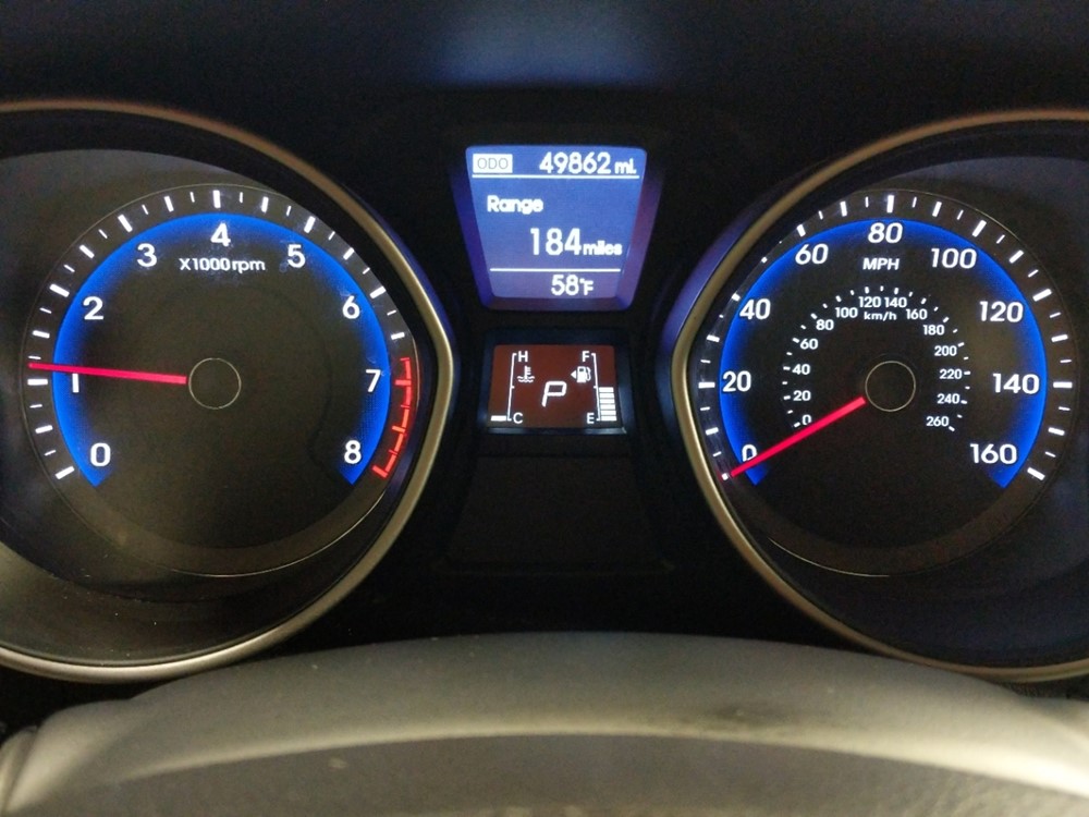 2016 Hyundai Elantra - Odometer Close Up