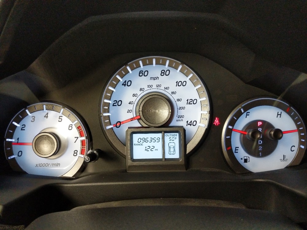 2012 Honda Pilot - Odometer Close Up