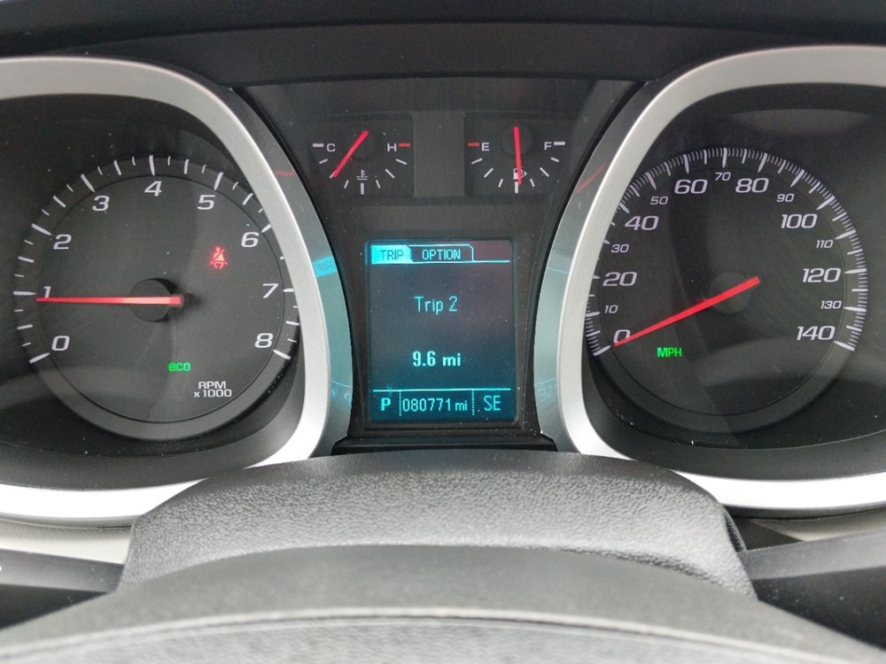 2016 Chevrolet Equinox - Odometer Close Up