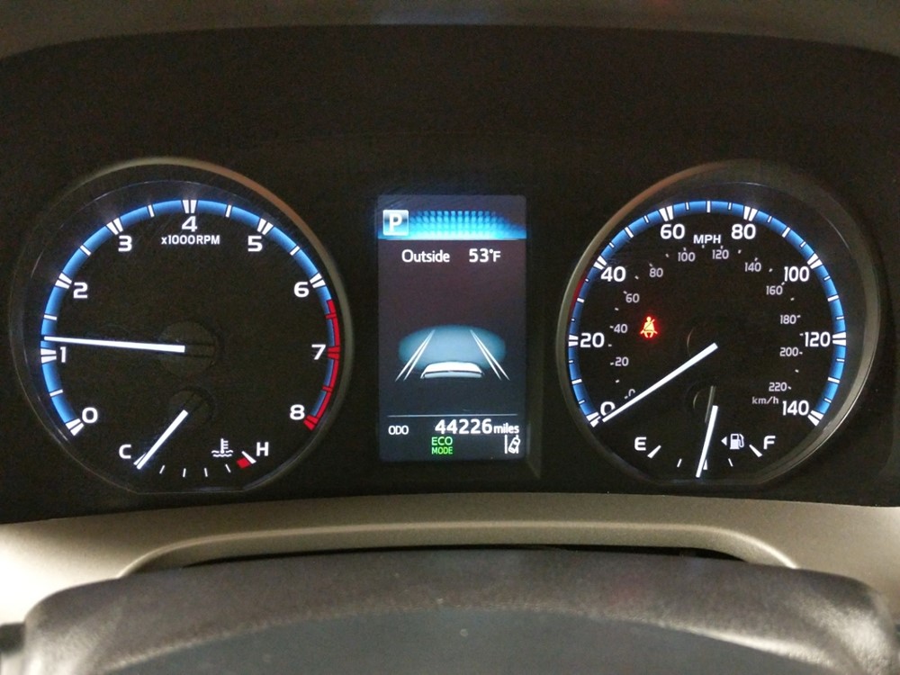 2017 Toyota RAV4 - Odometer Close Up