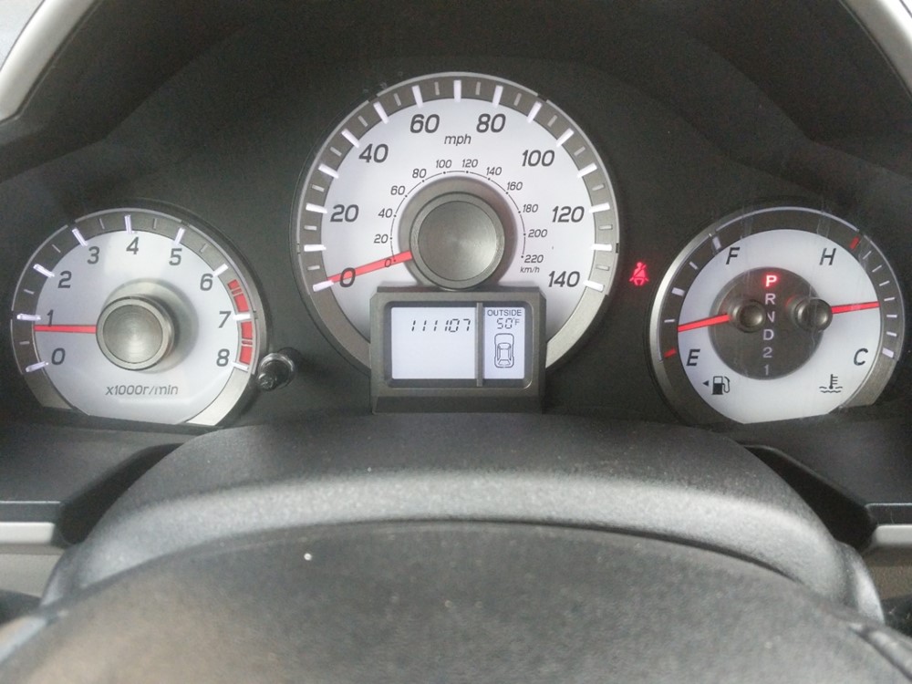 2012 Honda Pilot - Odometer Close Up