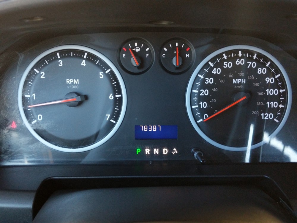 2011 Dodge Ram 1500 - Odometer Close Up