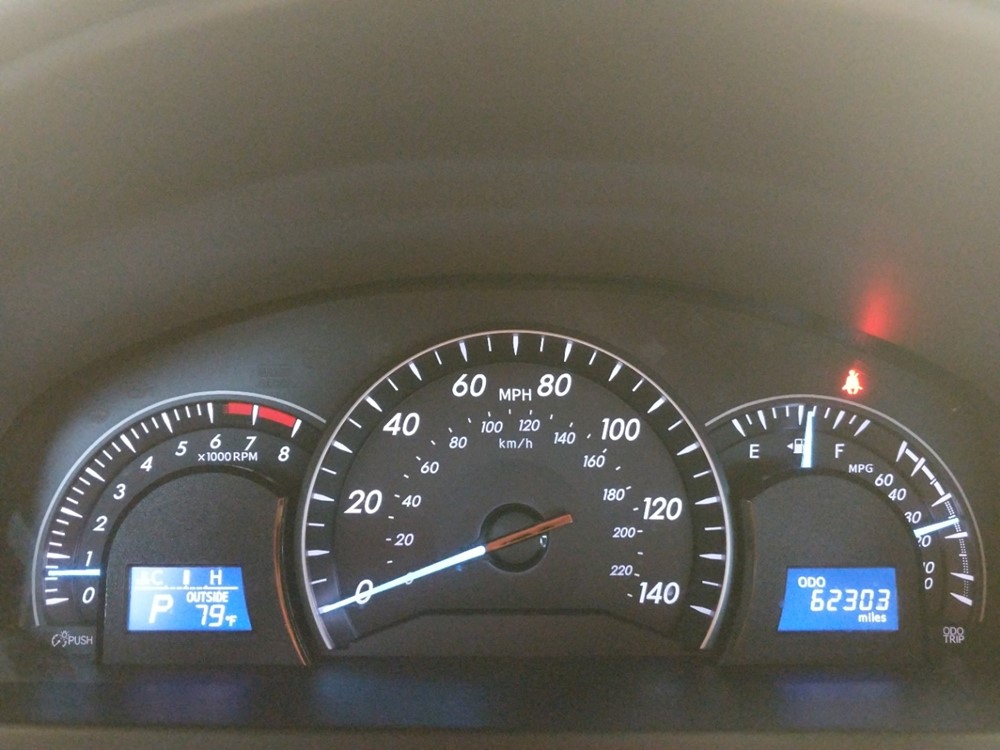 2014 Toyota Camry - Odometer Close Up