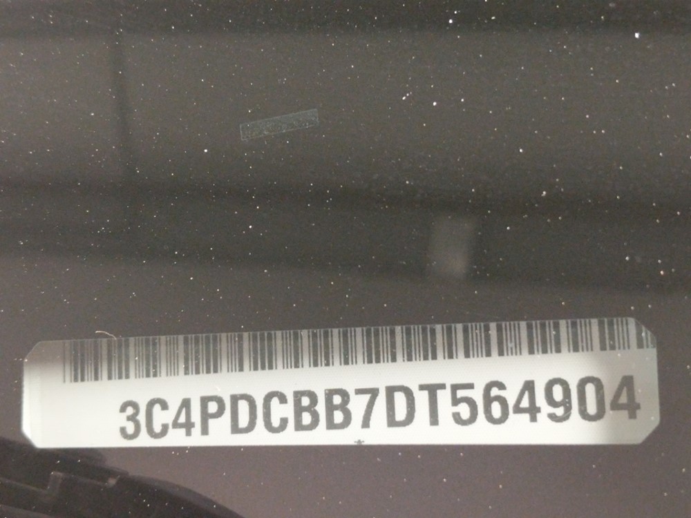 2013 Dodge Journey - VIN Plate