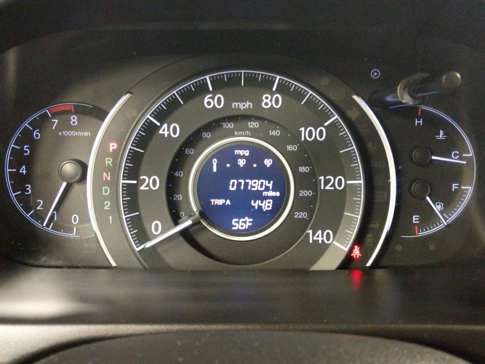 2014 Honda CR-V - Odometer Close Up