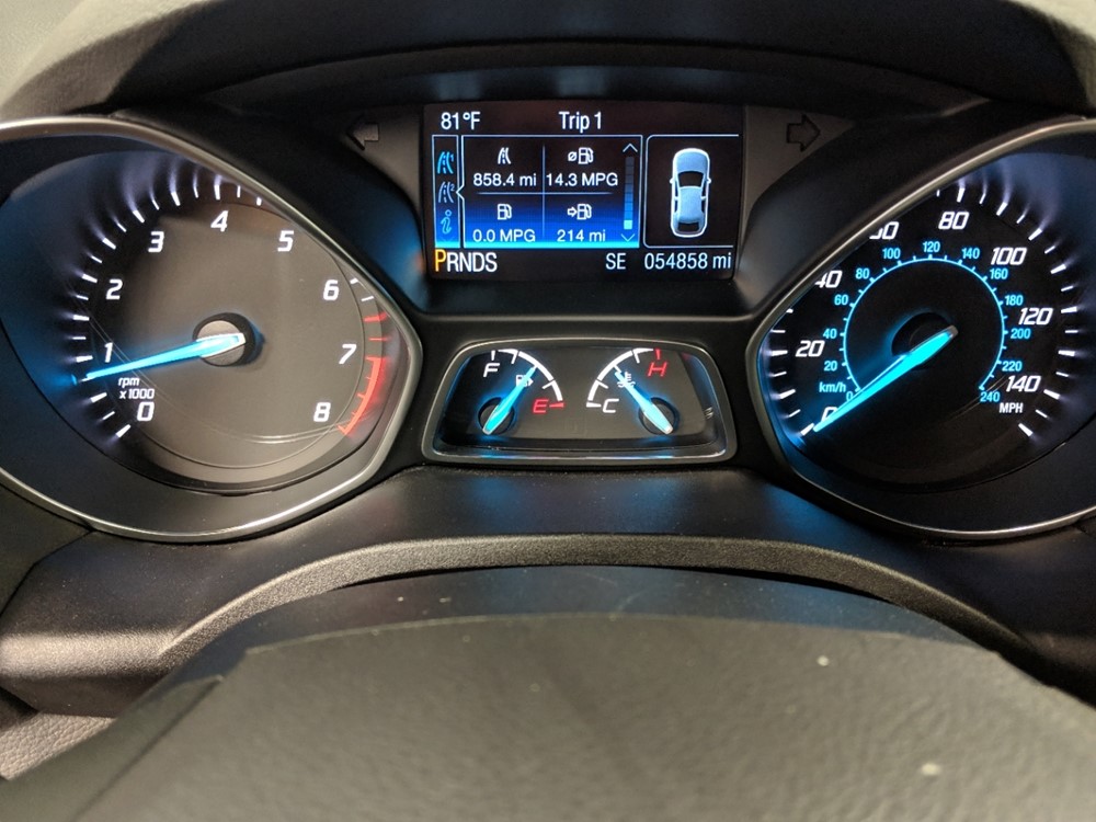 2014 Ford Escape - Odometer Close Up