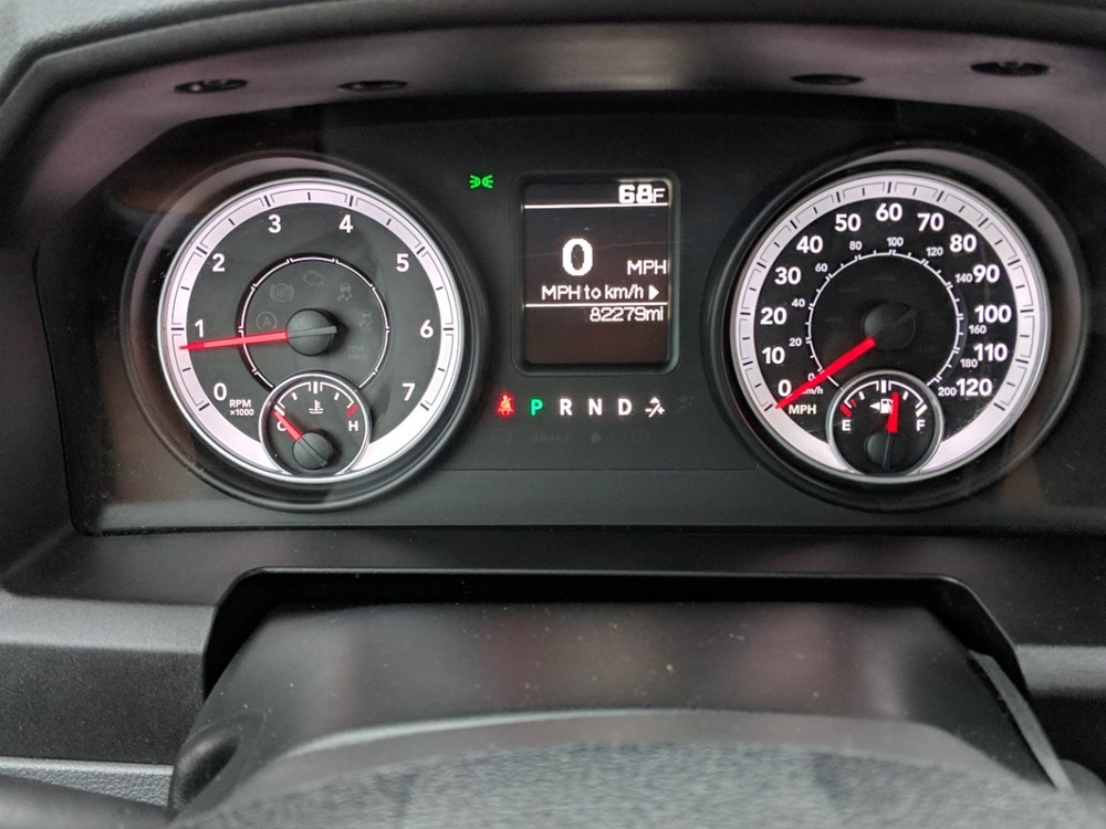 2013 Dodge Ram 1500 - Odometer Close Up