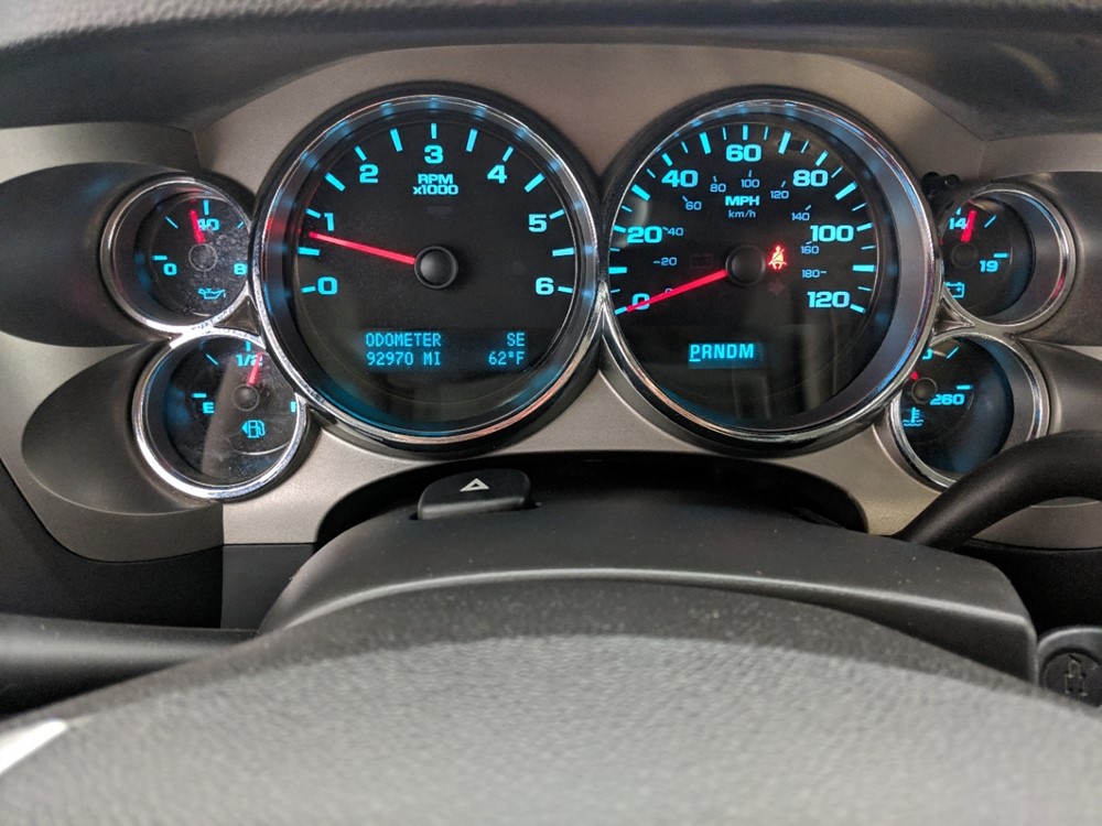 2009 Chevrolet Silverado 1500 - Odometer Close Up