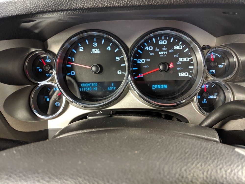2011 Chevrolet Silverado 1500 - Odometer Close Up