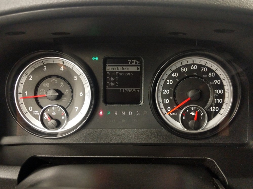 2013 Dodge Ram 1500 - Odometer Close Up