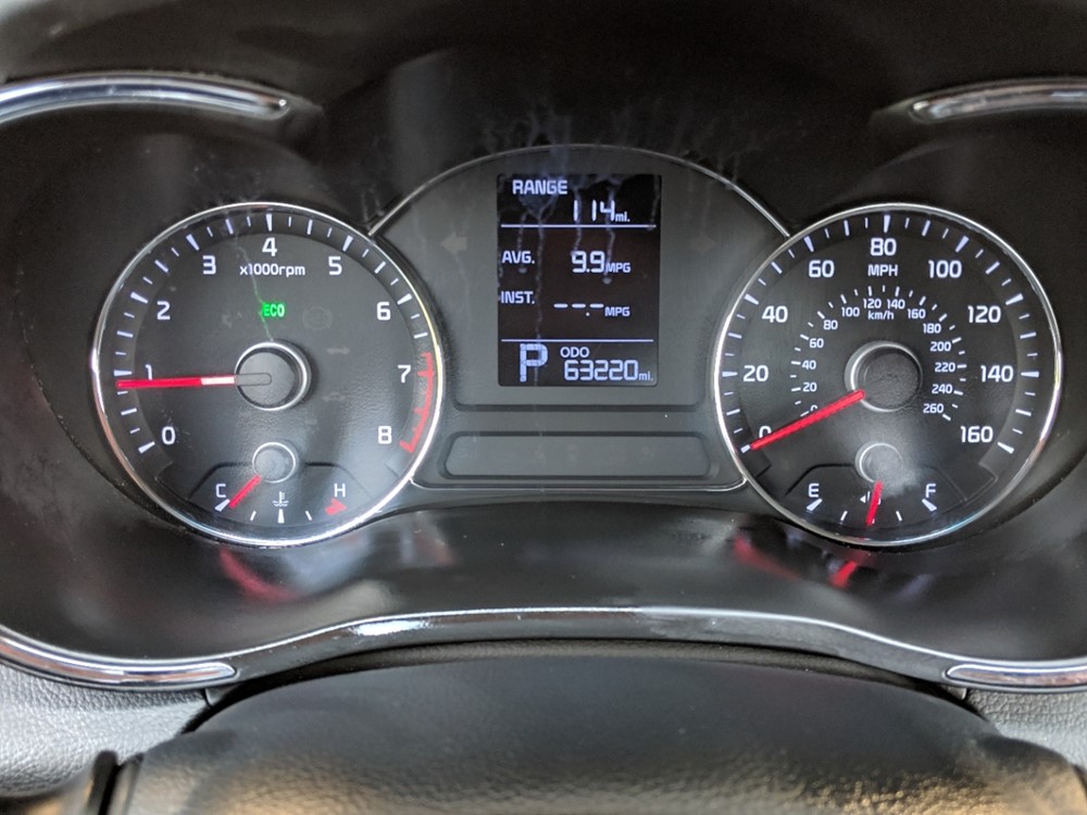 2016 Kia Forte - Odometer Close Up
