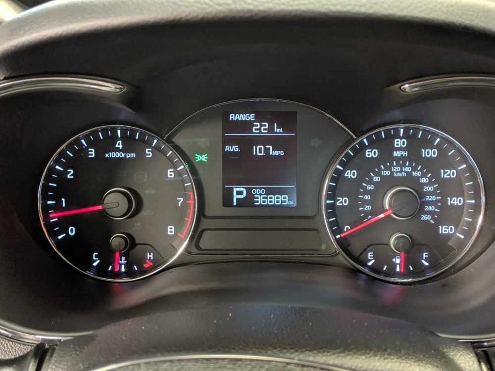 2016 Kia Forte - Odometer Close Up