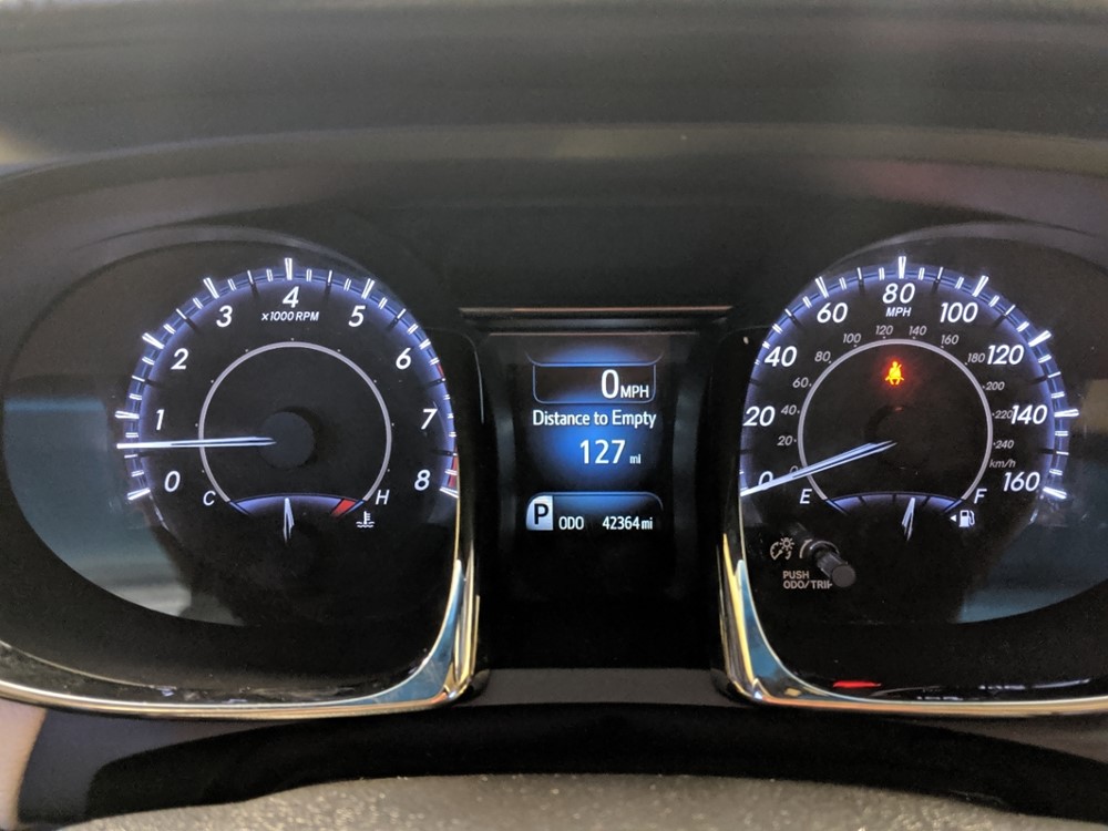 2014 Toyota Avalon - Odometer Close Up