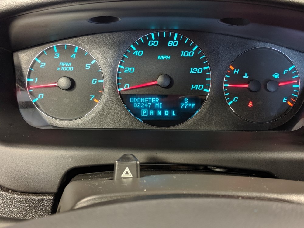 2016 Chevrolet Impala - Odometer Close Up