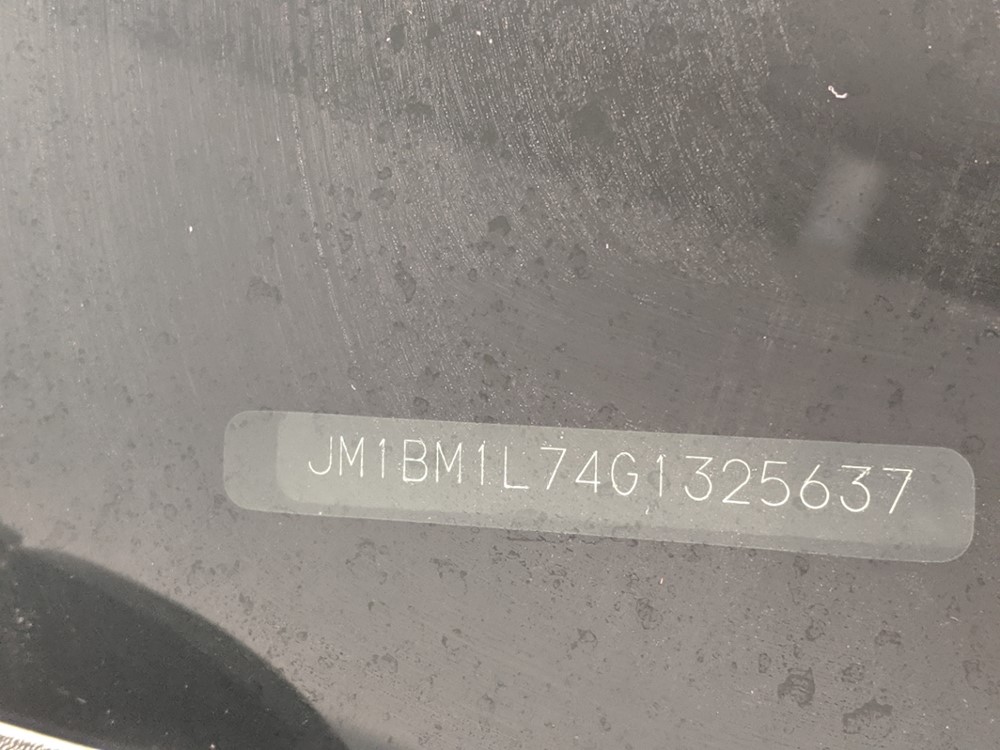 2016 Mazda Mazda3 - VIN Plate