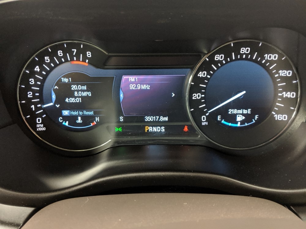 2016 Lincoln MKC - Odometer Close Up
