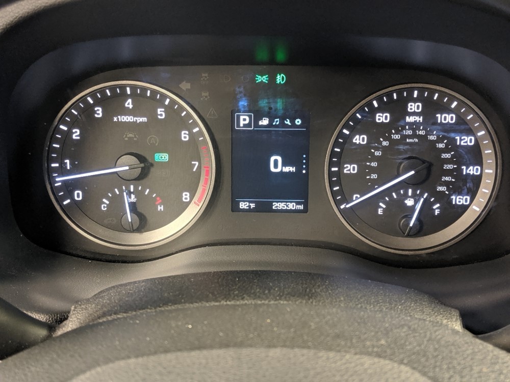 2018 Hyundai Tucson - Odometer Close Up