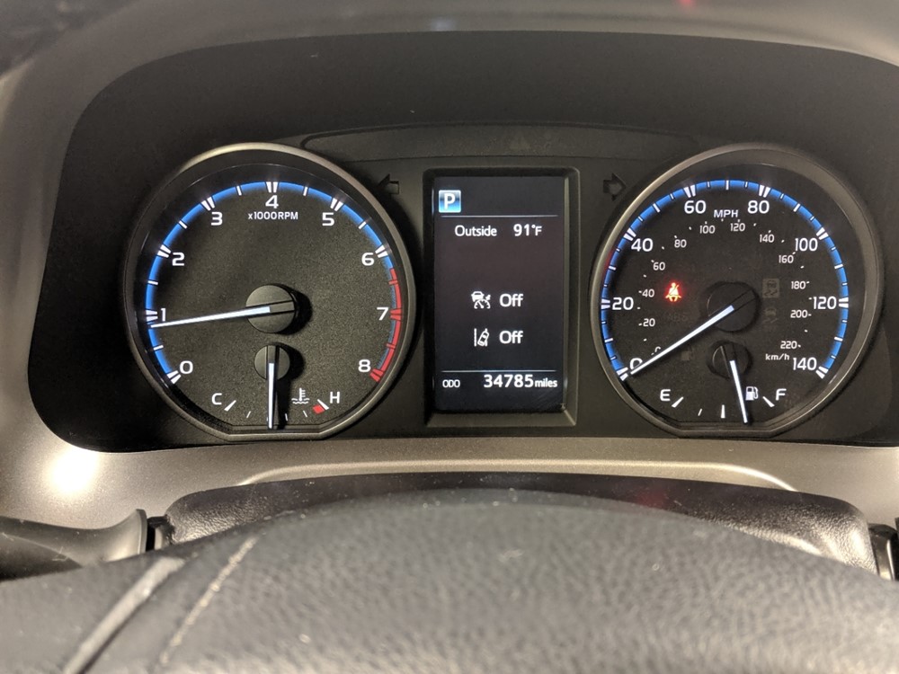 2017 Toyota RAV4 - Odometer Close Up