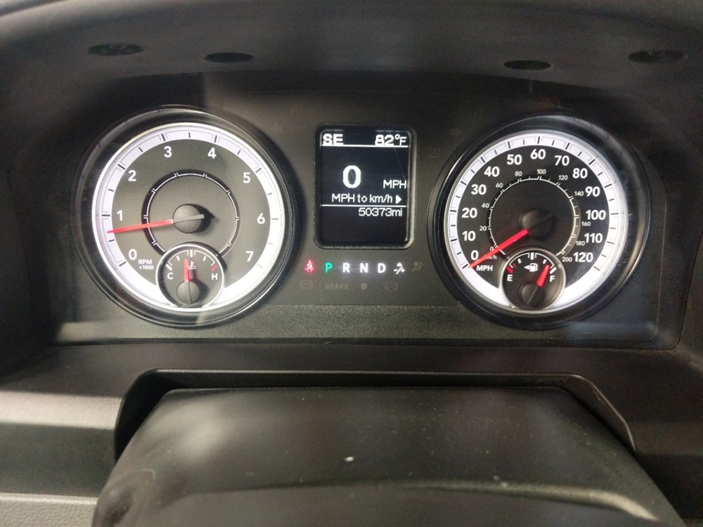 2017 Dodge Ram 1500 - Odometer Close Up