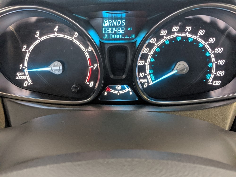 2018 Ford Fiesta - Odometer Close Up