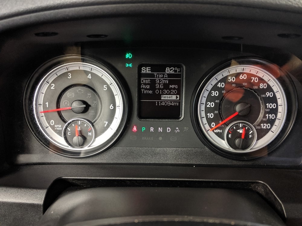 2014 Dodge Ram 1500 - Odometer Close Up