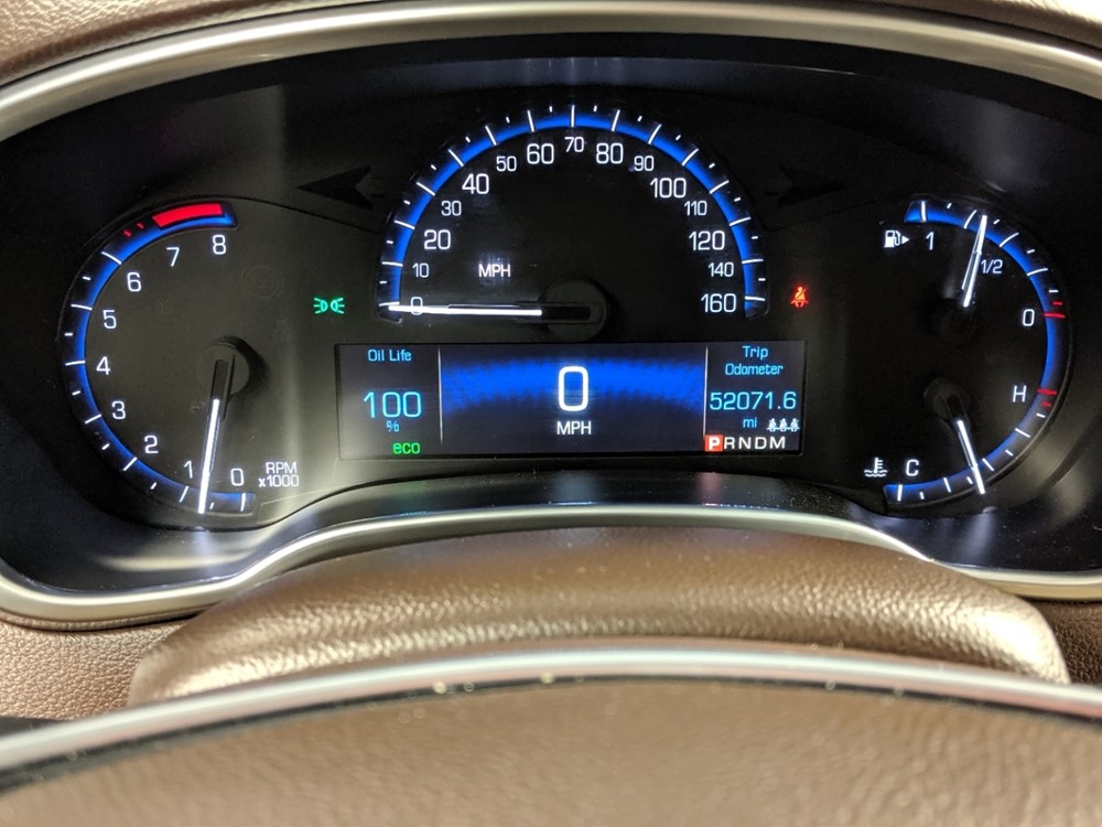 2016 Cadillac SRX - Odometer Close Up