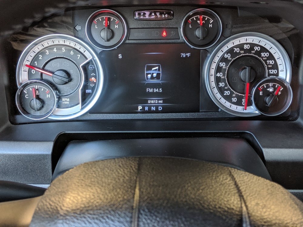 2016 Dodge Ram 1500 - Odometer Close Up
