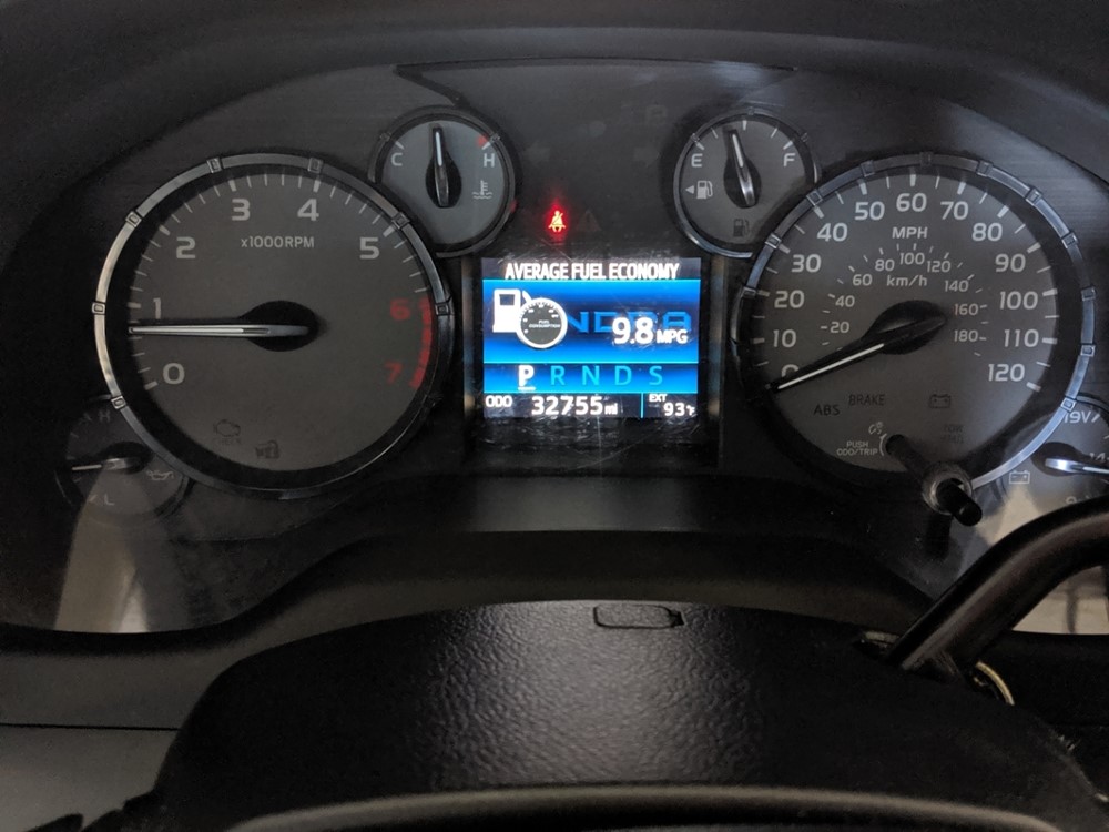 2017 Toyota Tundra - Odometer Close Up