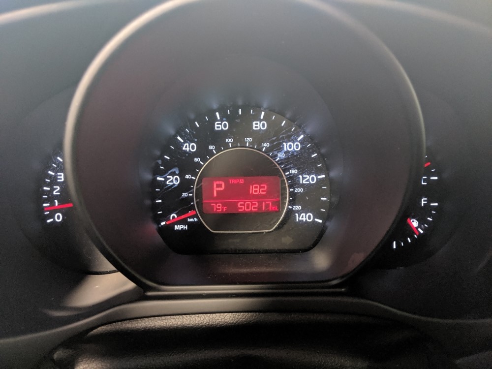 2017 Kia Soul - Odometer Close Up