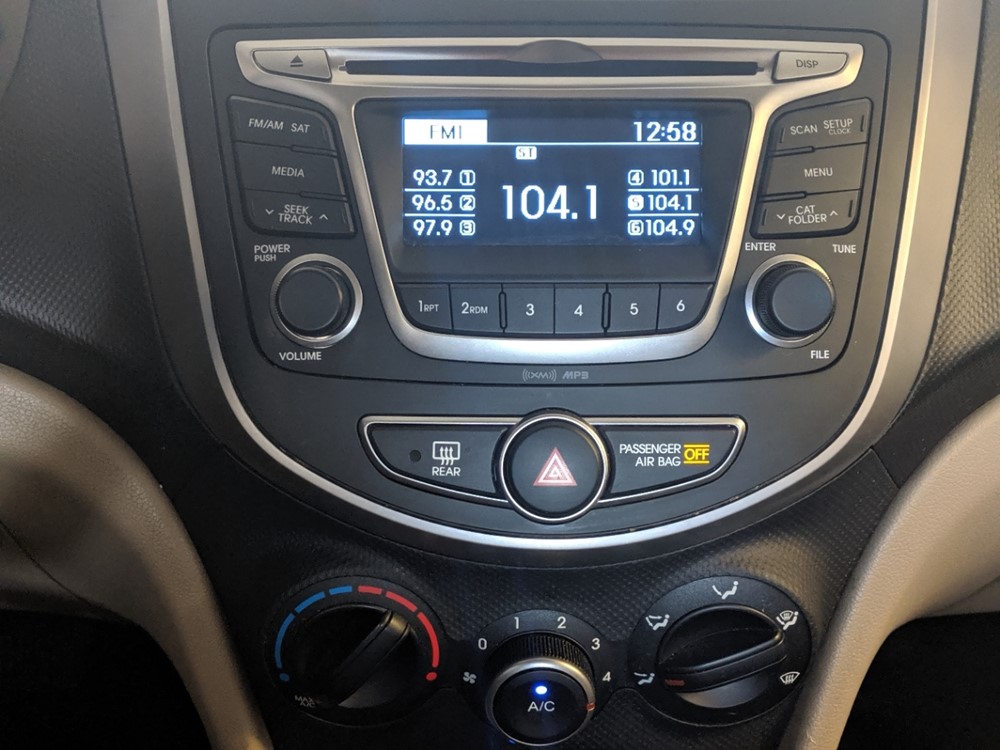 2017 Hyundai Accent - Stereo Package
