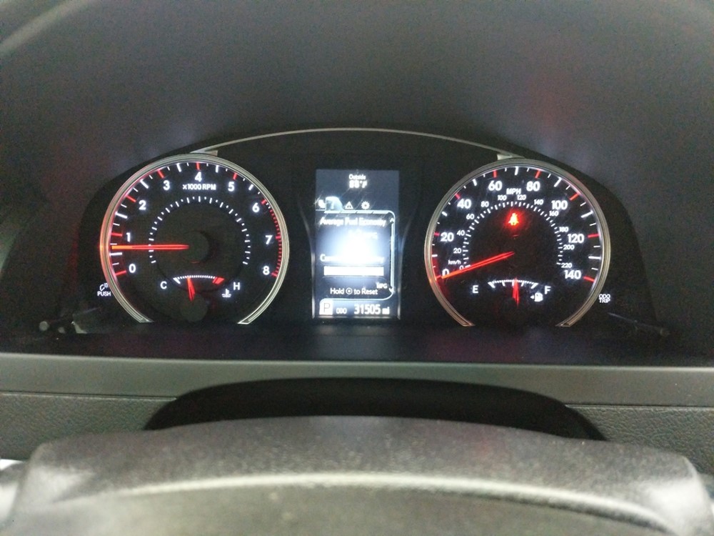 2016 Toyota Camry - Odometer Close Up