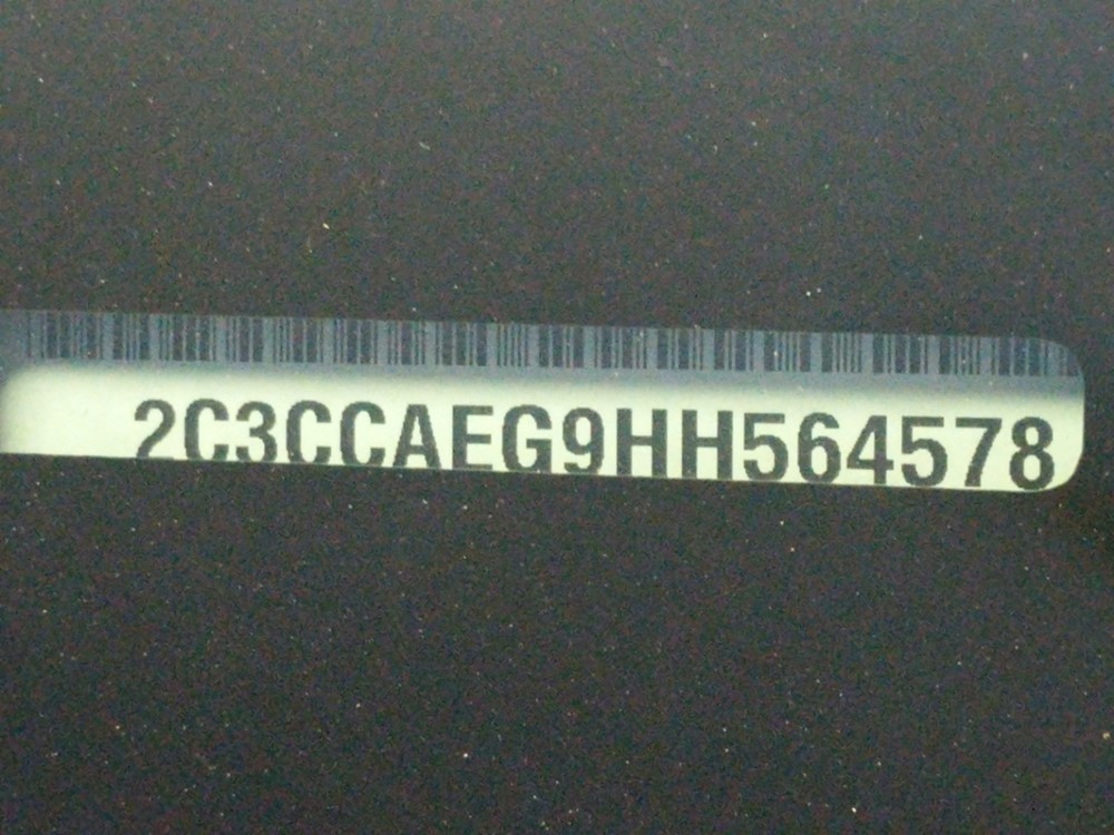2017 Chrysler 300 - VIN Plate