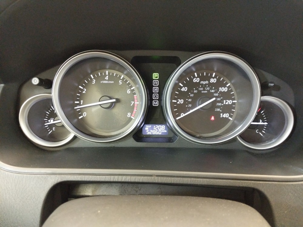 2015 Mazda CX-9 - Odometer Close Up