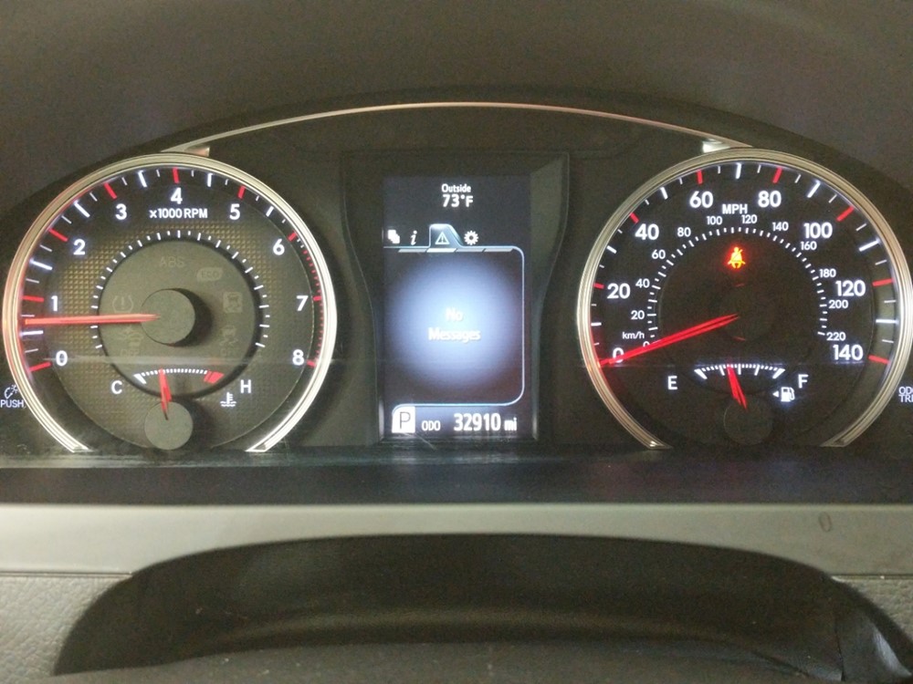2015 Toyota Camry - Odometer Close Up