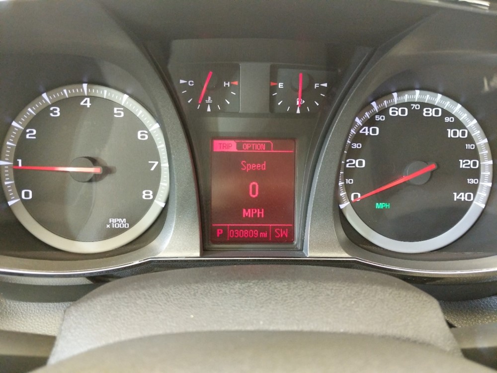 2016 GMC Terrain - Odometer Close Up