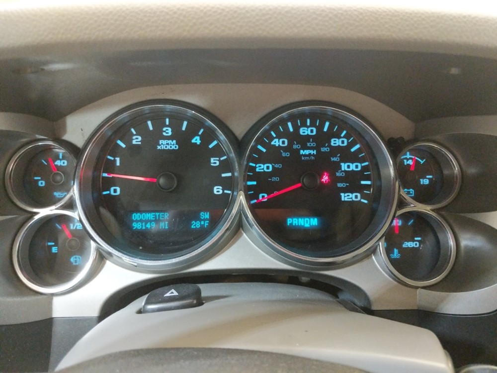 2013 Chevrolet Silverado 1500 - Odometer Close Up
