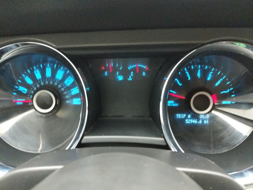 2014 Ford Mustang - Odometer Close Up