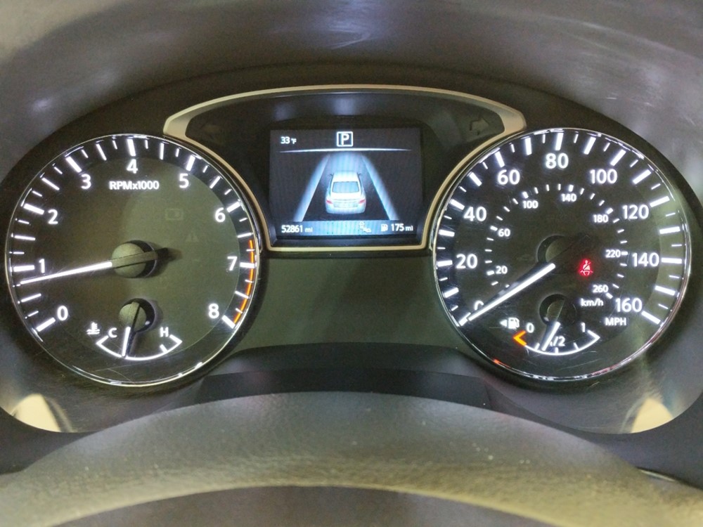 2017 Nissan Altima - Odometer Close Up