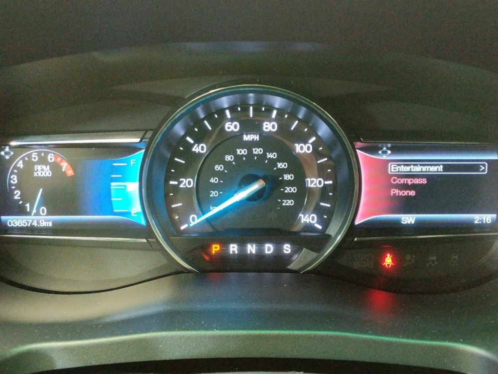 2016 Ford Explorer - Odometer Close Up