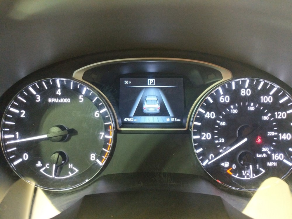 2017 Nissan Altima - Odometer Close Up